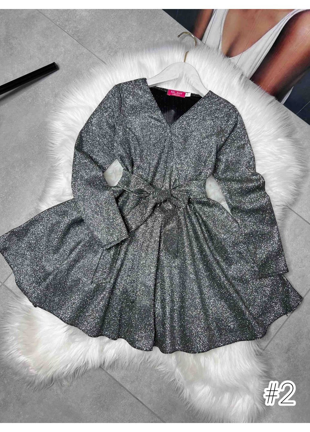 Графітова модне платтячко для дівчинки Україна (370370257)