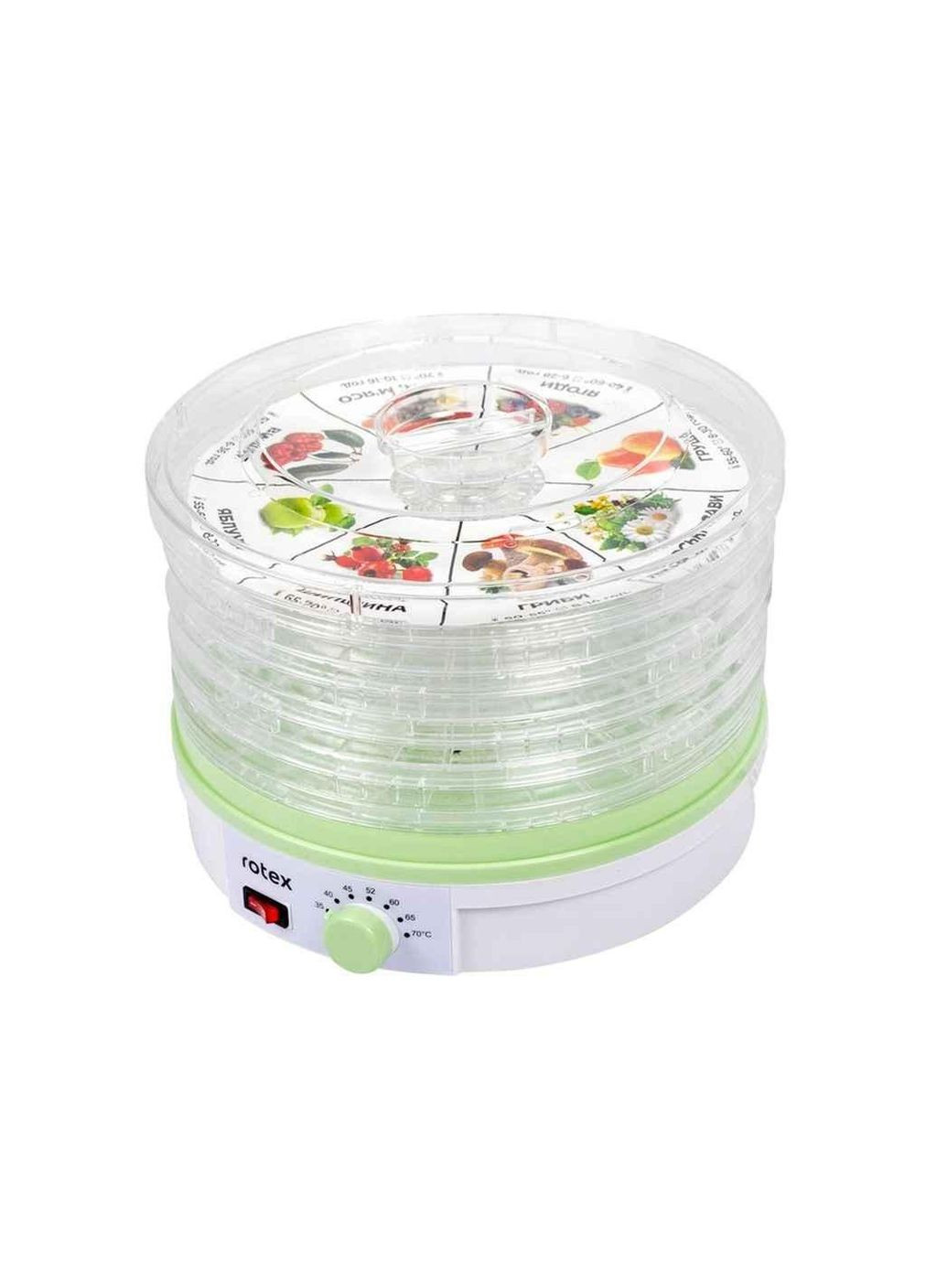 Електросушилка 245Вт 5 піддонів для овочів та фруктів RD310-W ТМ Rotex (342126620)