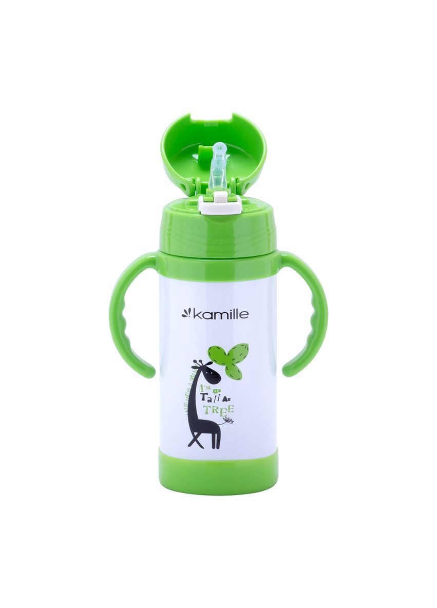Термос для дітей 350 мл з ручками KM-2085 Kamille (334674422)