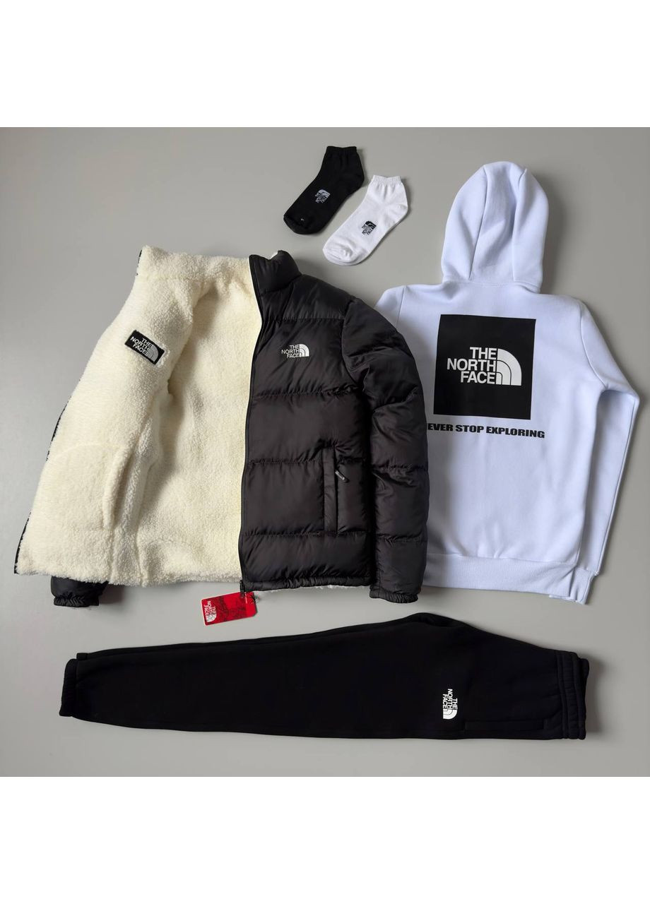 ❄️ Набір зима TNF: куртка-зіп худі-штани-2 пари шкарпетки❄️ No Brand (361022128)