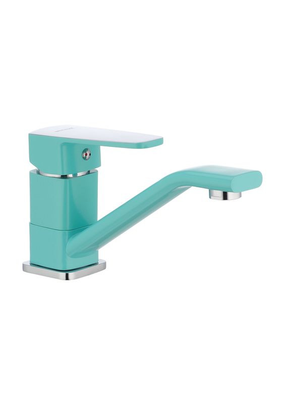 Смеситель для умывальника MISSOURI 555 (вылив 15 см) бирюзовый (MI1629) Mixxus (315152597)