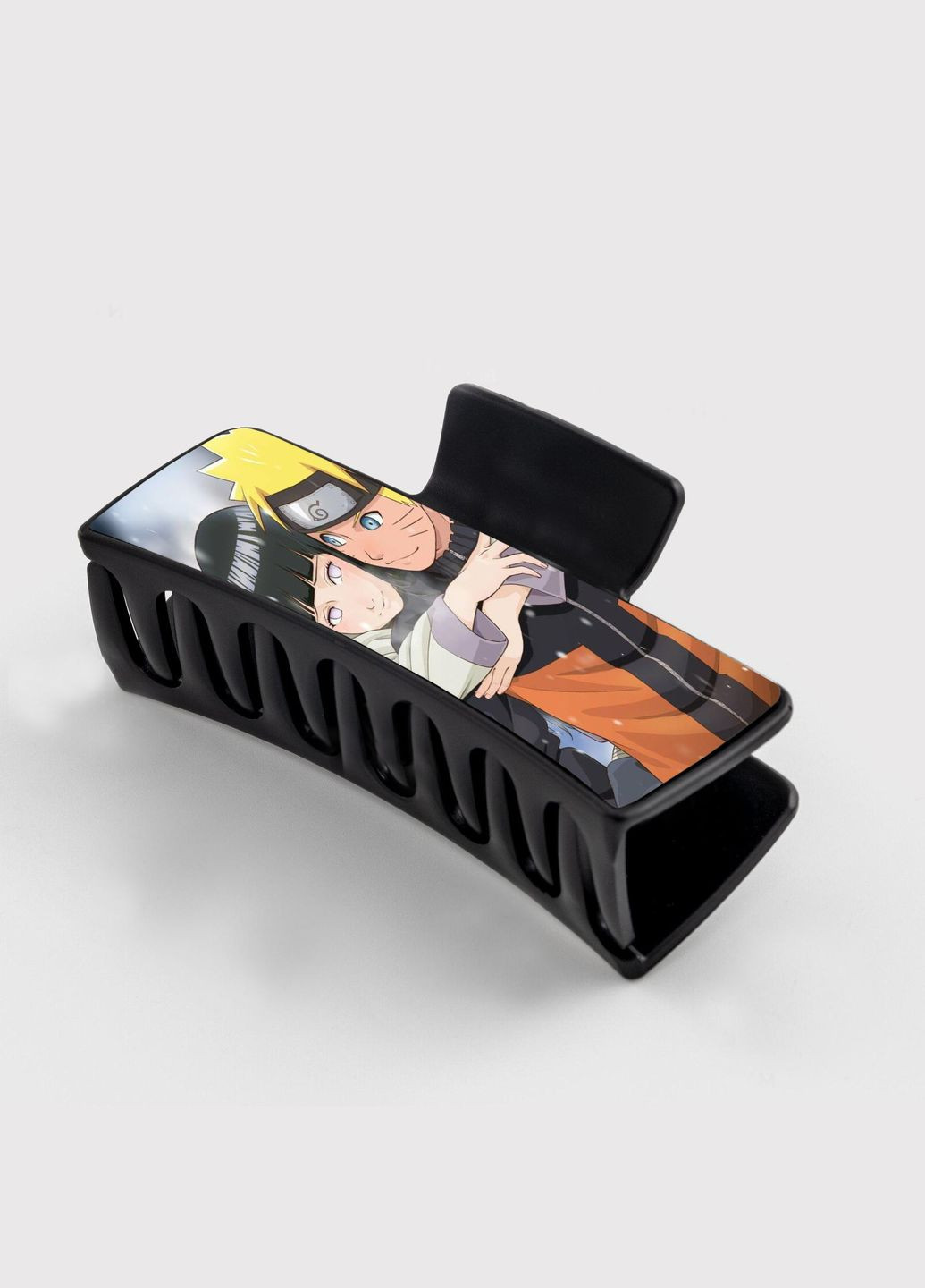 Заколка крабик для волос Аниме Наруто #0014 черный No Brand (315630798)