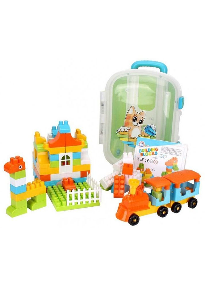 Пластиковий конструктор У валізі 90шт (TH6085) ТехноК (364112055)