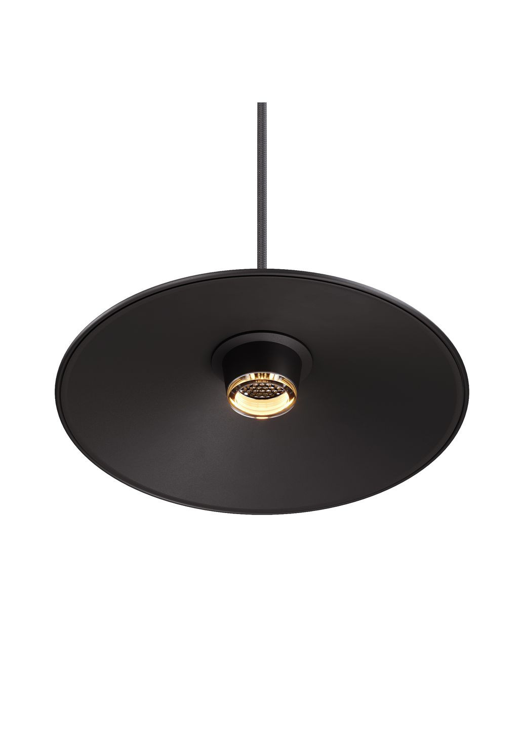 Светильник подвесной DECO PE-ALBA250 7W 3K BK Kloodi (370386752)