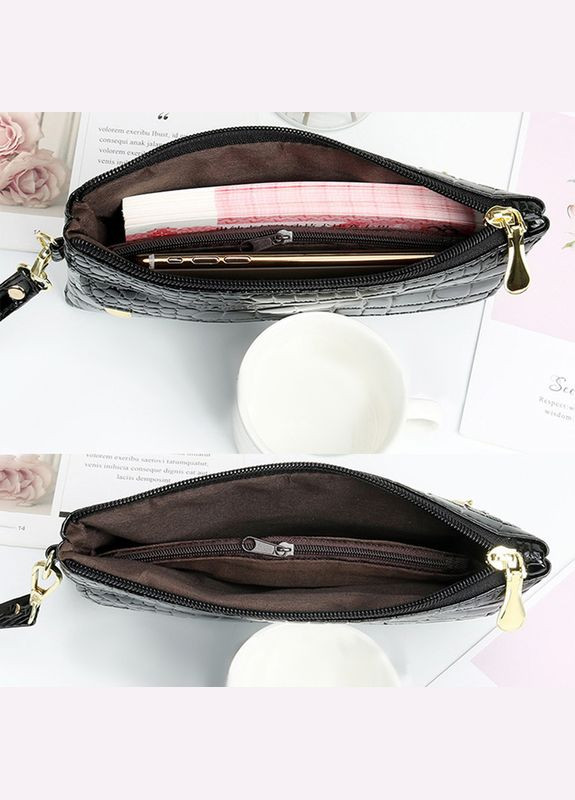 Женский клатч Гламур Black Italian Bags (328958122)