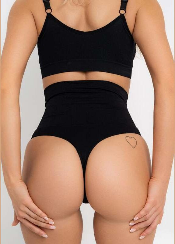 Корректирующие трусики с утяжкой корректирующее белье утягивающие трусы с широким поясом высокая посадка стринги Cindylove (299723172)