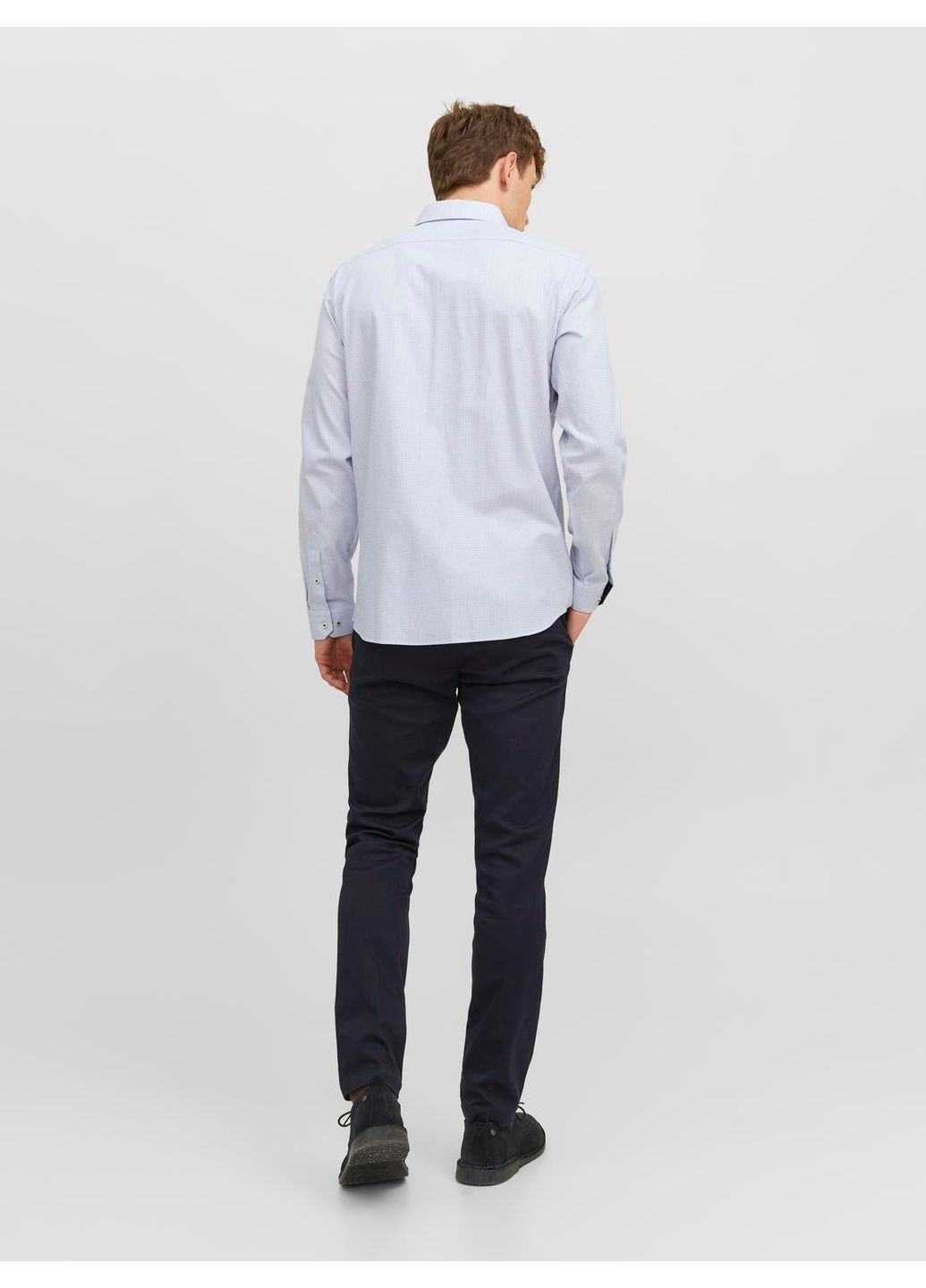 Сорочка демісезон,білий в візерунки,JACK&JONES Jack & Jones (301987985)