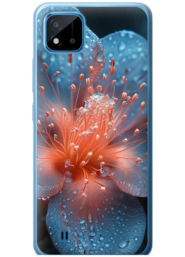 2D пластиковий чохол 'Роса на квітці' для Endorphone Realme C11 2021 (285110335)