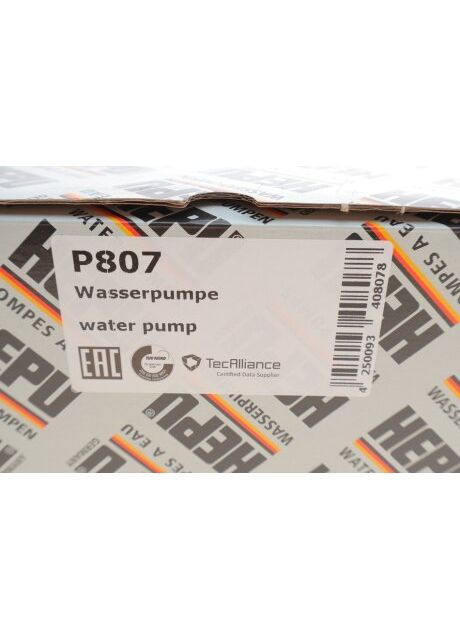 Насос воды Citroen Jumper/Peugeot Expert 2.0 BlueHDi 15 P807 RU63 HEPU (366136664)