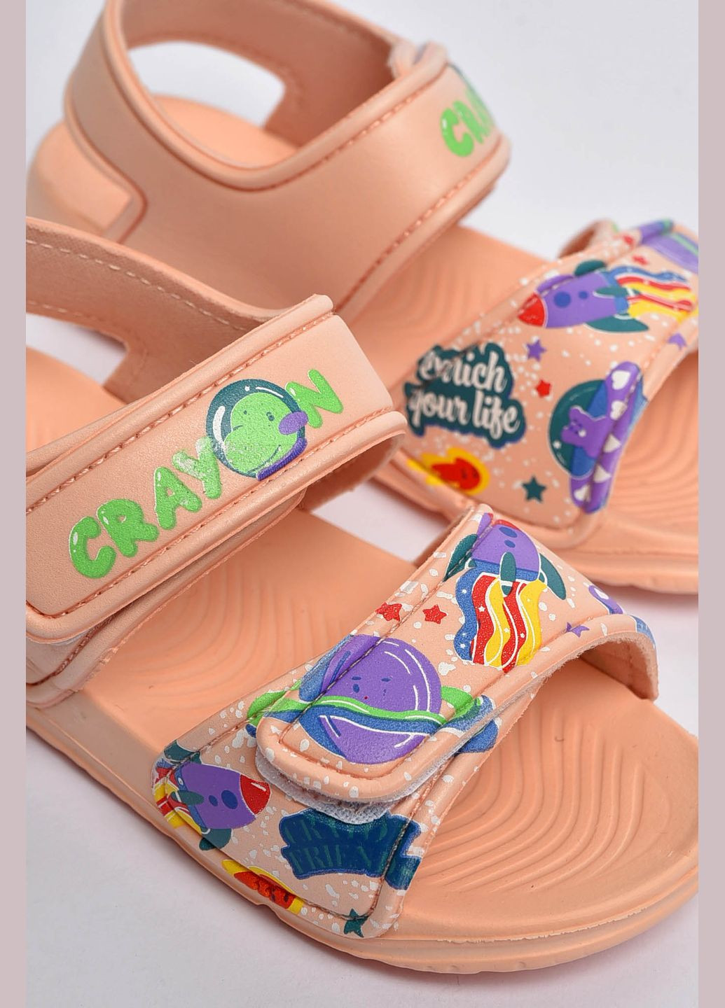 Сандалі дитячі піна персикового кольору Let's Shop (329404990)