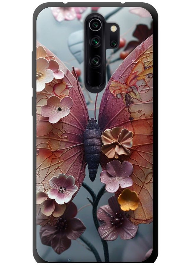 TPU чорний чохол 'Fairy Butterfly' для Endorphone Xiaomi Redmi Note 8 Pro (285699925)