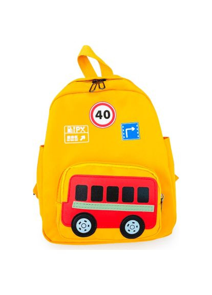 Рюкзак дитячий (2418-7 Yellow Bus) Evo-Kids Small Bus Yellow (366732454)