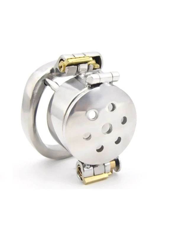 Пояс верности Double Lock Flip Glans Cover Chastity Cage Bdsm4u (381404567)