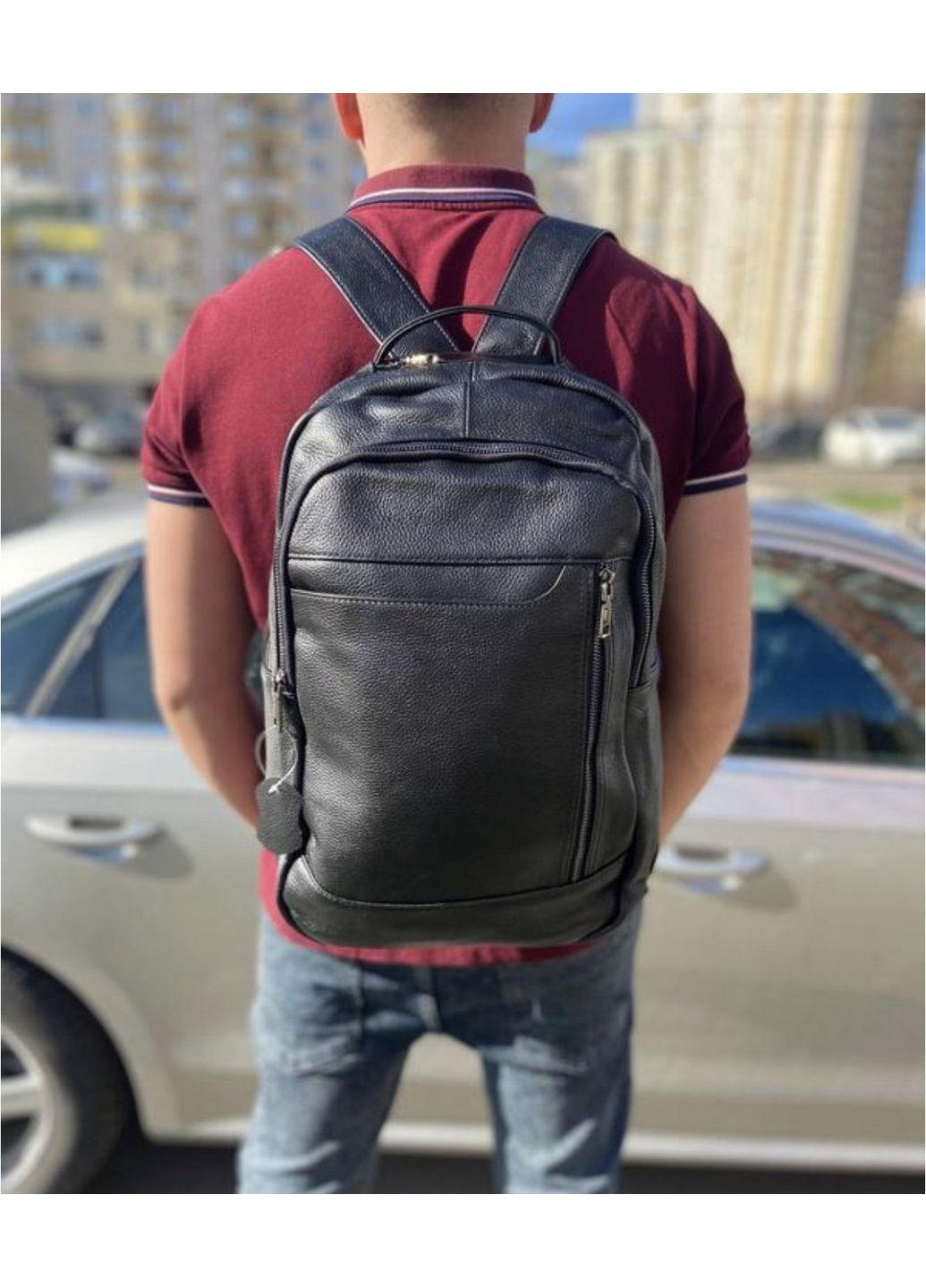 Кожаный мужской рюкзак Tiding Bag (289456615)