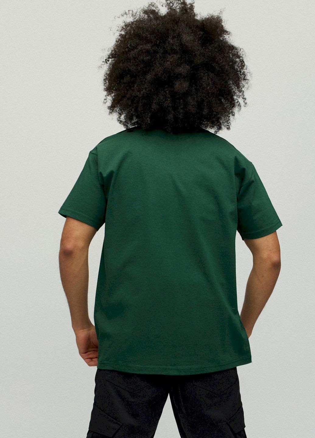 Темно-зеленая футболка мужская YAPPI