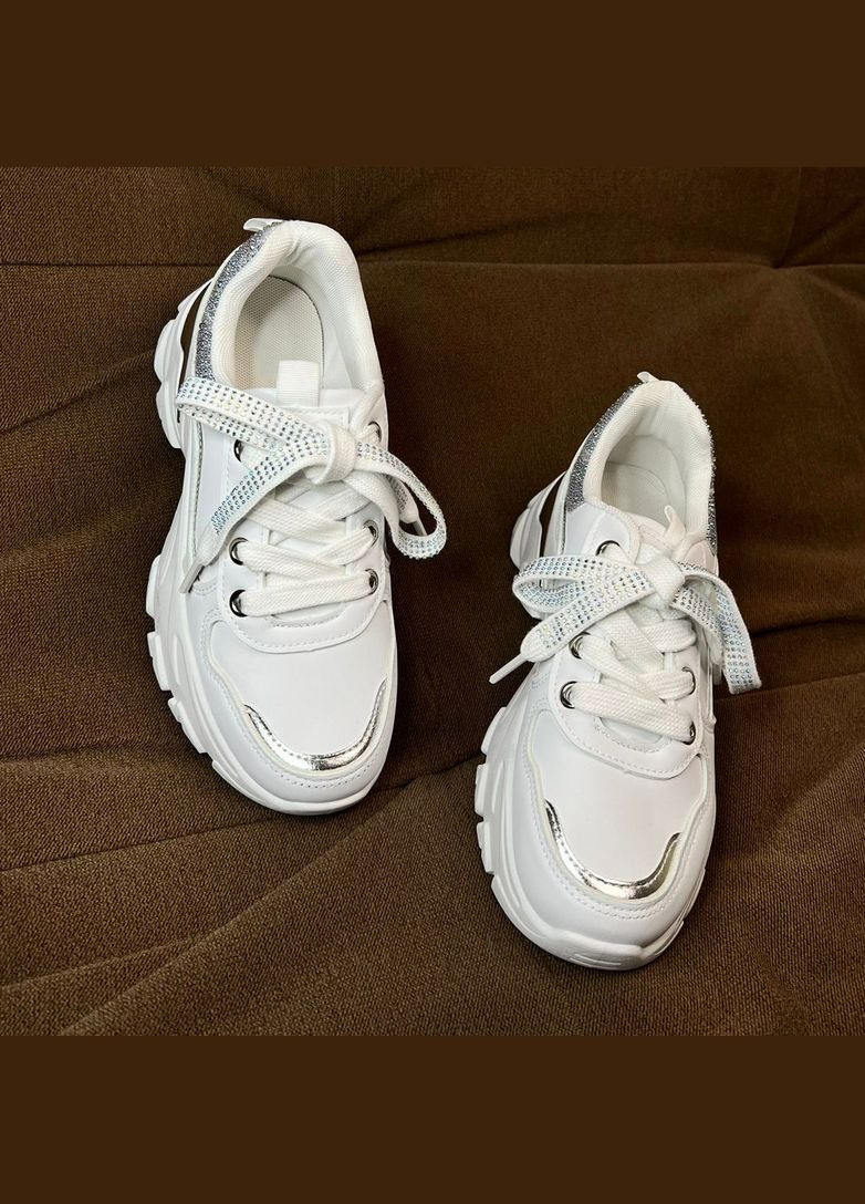 Жіночі білі кросівки. Fashion білі демісезони (341090021)