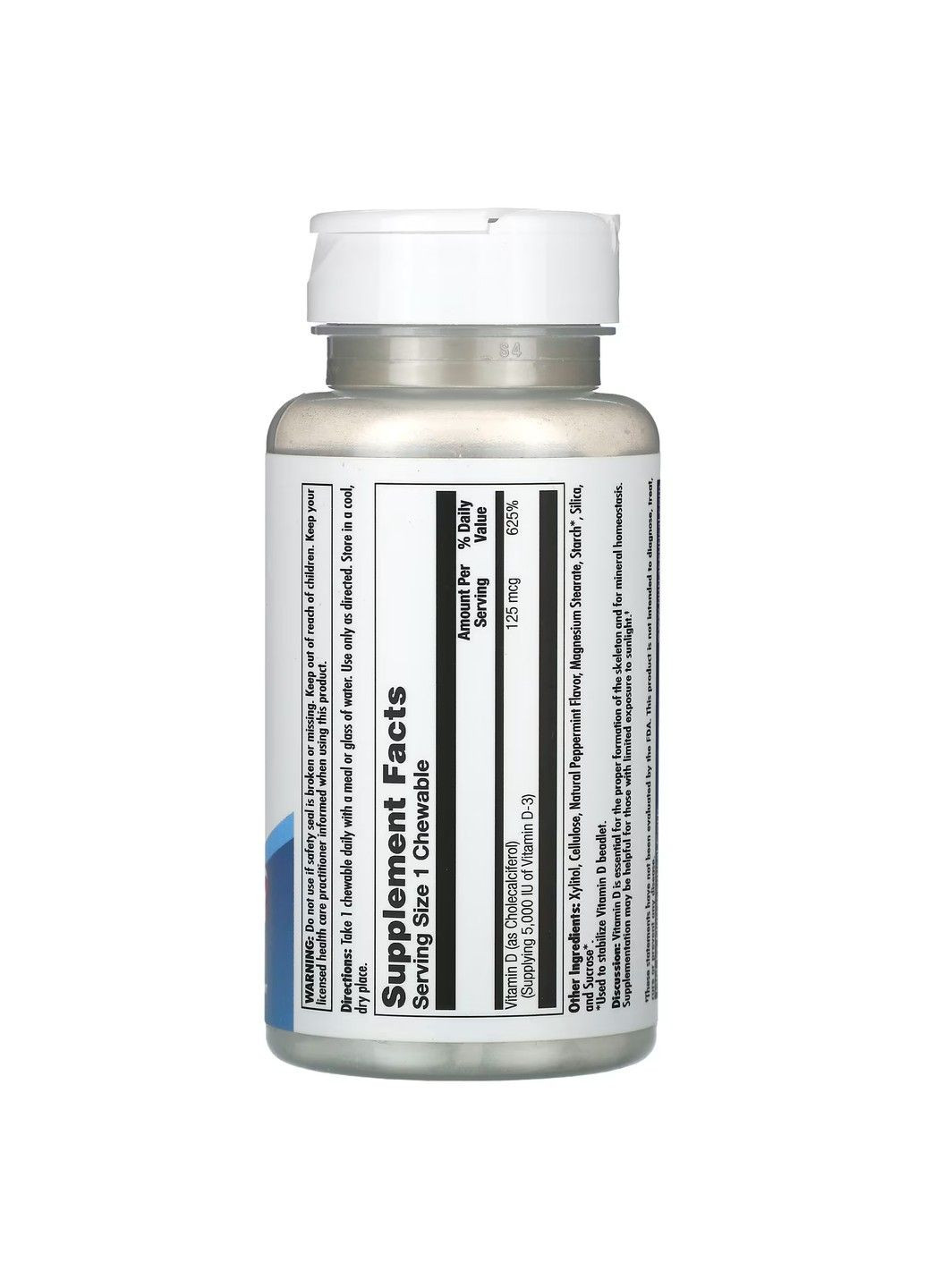 Витамин Д-3 D3 5000 IU 125мкг - 60 жевательных таб KAL (285813641)