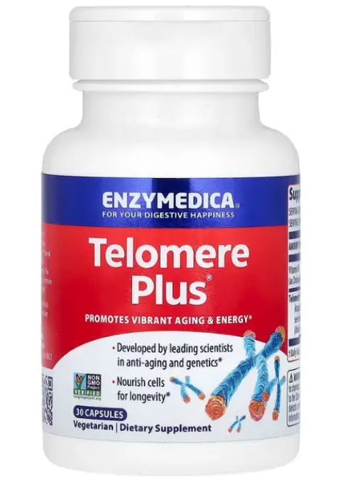 Защита теломера Telomere Plus 30 капс Enzymedica (359473134)