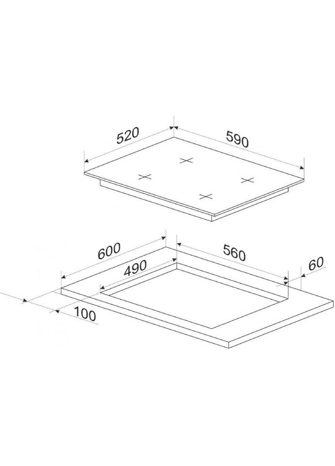 Газова варильна поверхня BHKS6718511 HANSA (319145819)