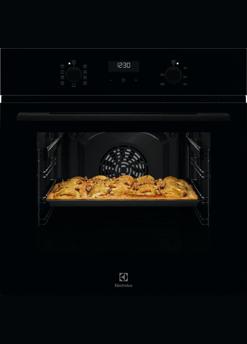 Духова шафа електрична, 65л, А, пара, дисплей, конвекція, телескопічні напрямні, Electrolux (314776738)