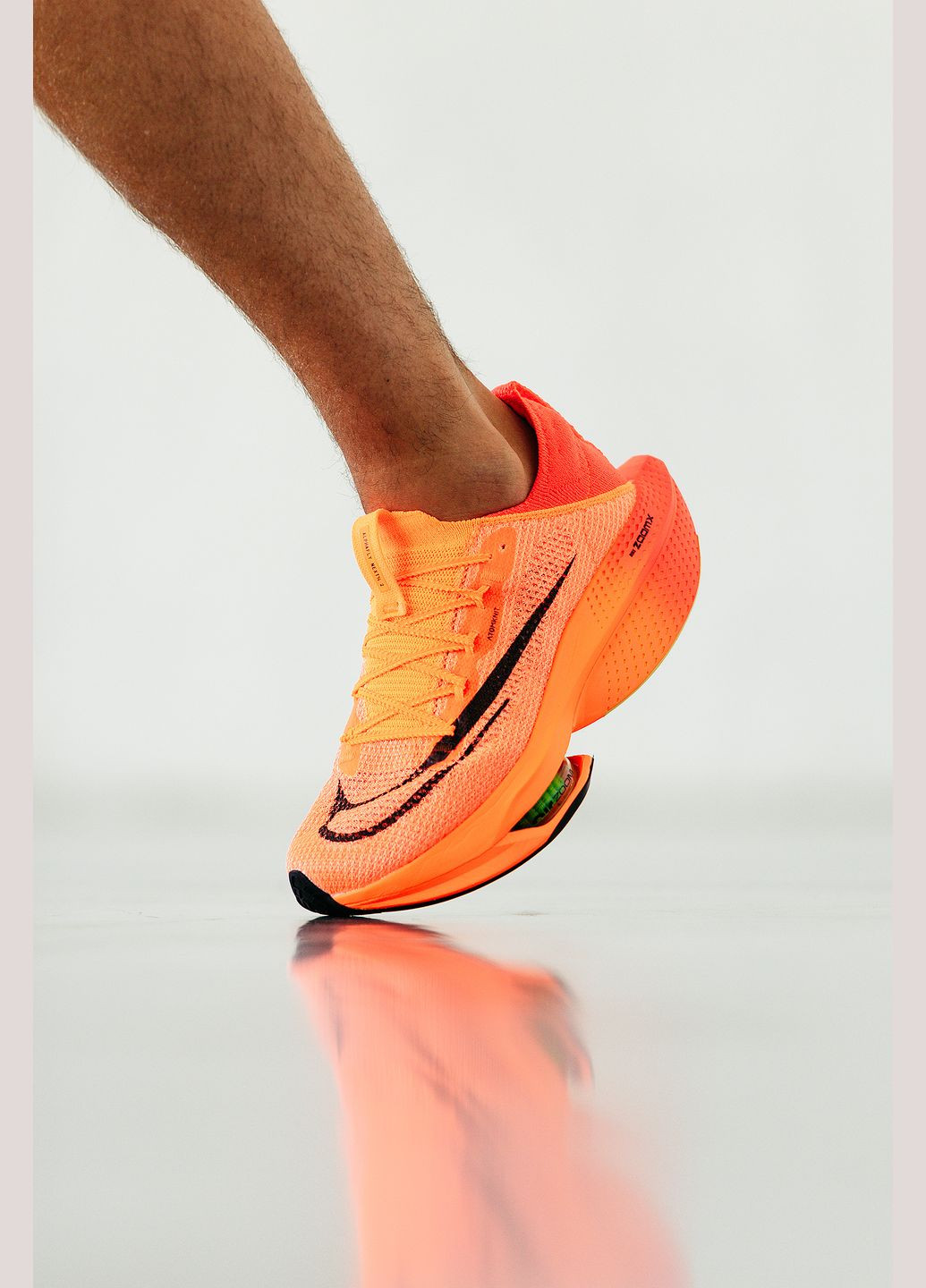 Помаранчеві Осінні кросівки чоловічі і жіночі nike air zoom alphafly orange | найк аір зум алфафлай оранжеві No Brand