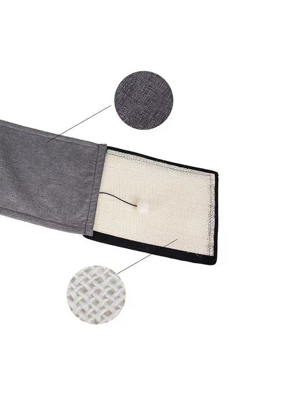 Коврик-дрепка для кота SY-2023-1206 на диван защиту от царапин Gray 71*30*1 см 10 шт. Lesko (336201304)