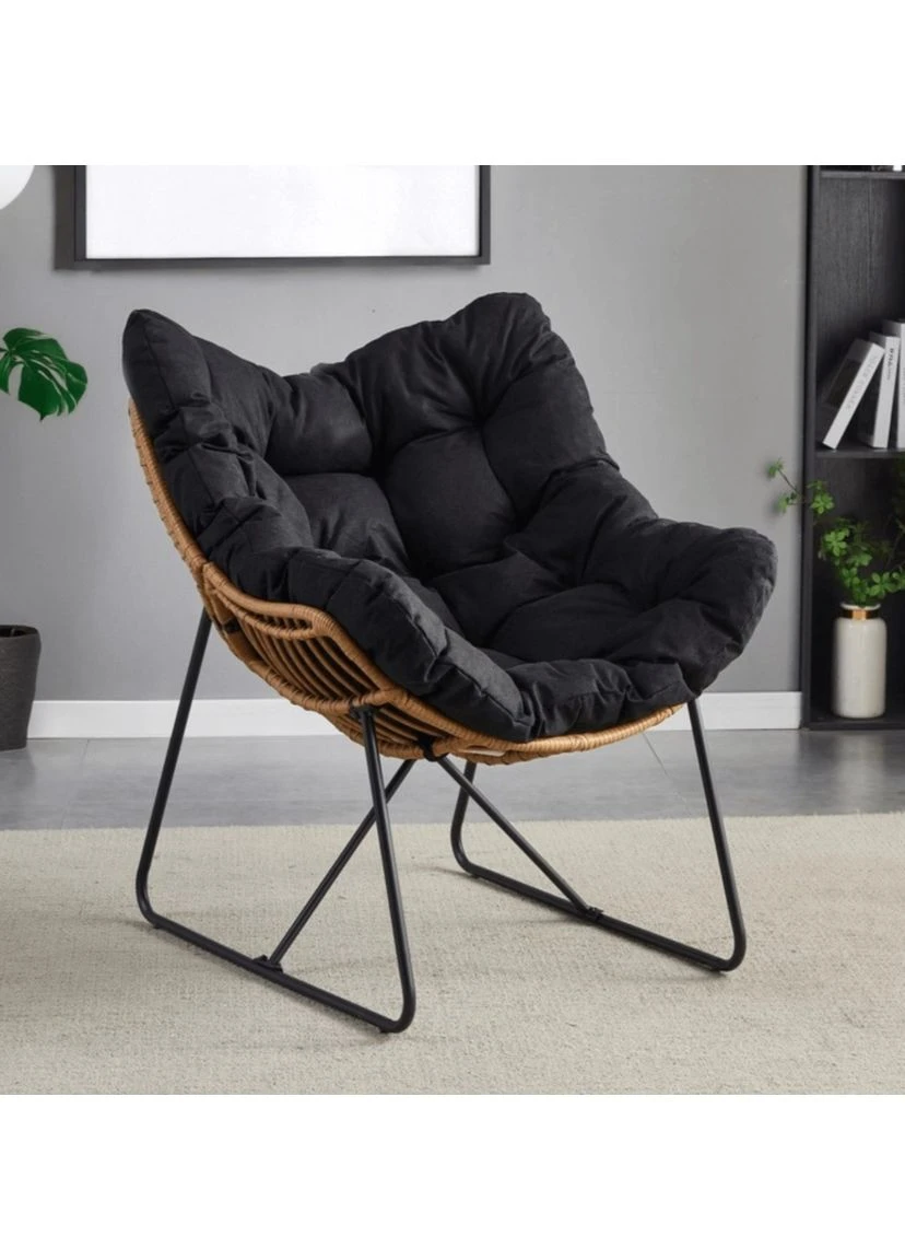 Крісло для відпочинку MEBEL ELITE FIN Чорний ME.FIN/CZ/T/FW No Brand (402250661)