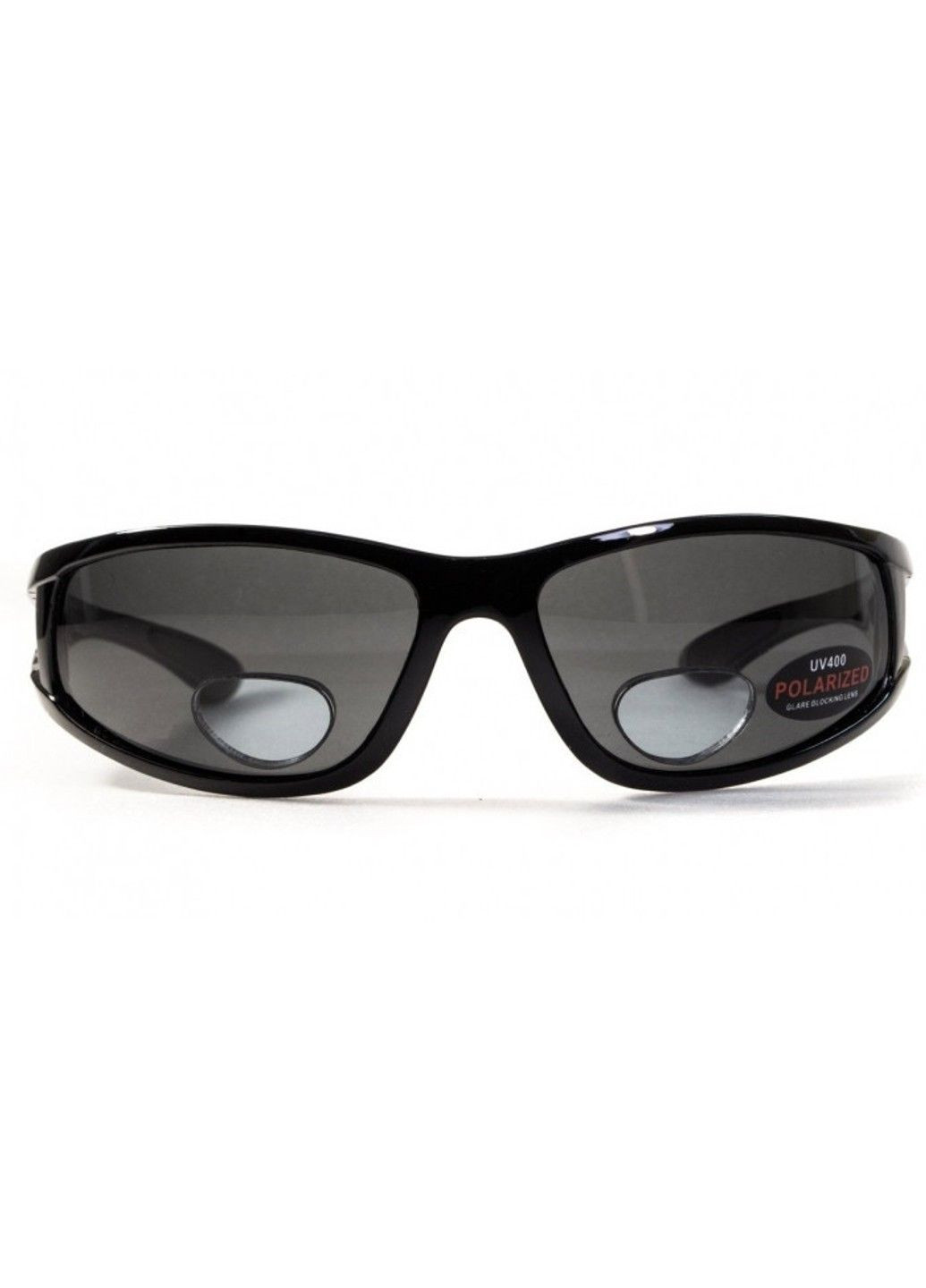 Окуляри біфокальні поляризаційні Bifocal-3 (+2.0) Polarized (gray) (чорна біфокальна лінза з діоптріями) BluWater (315826629)
