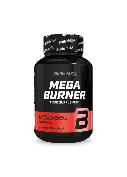 Жироспалювач Mega Burner, 90 капсул Biotech (322208775)