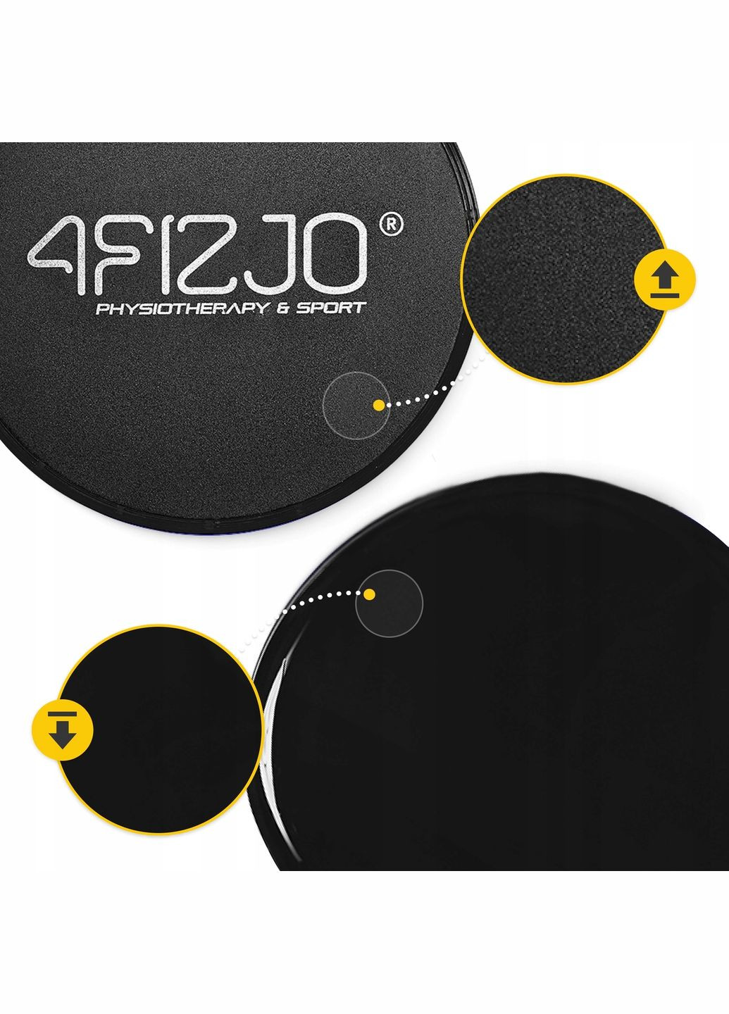 Диски-слайдери для ковзання (глайдингу) Sliding Disc Black () 4FIZJO P-5907739313355 (315348583)