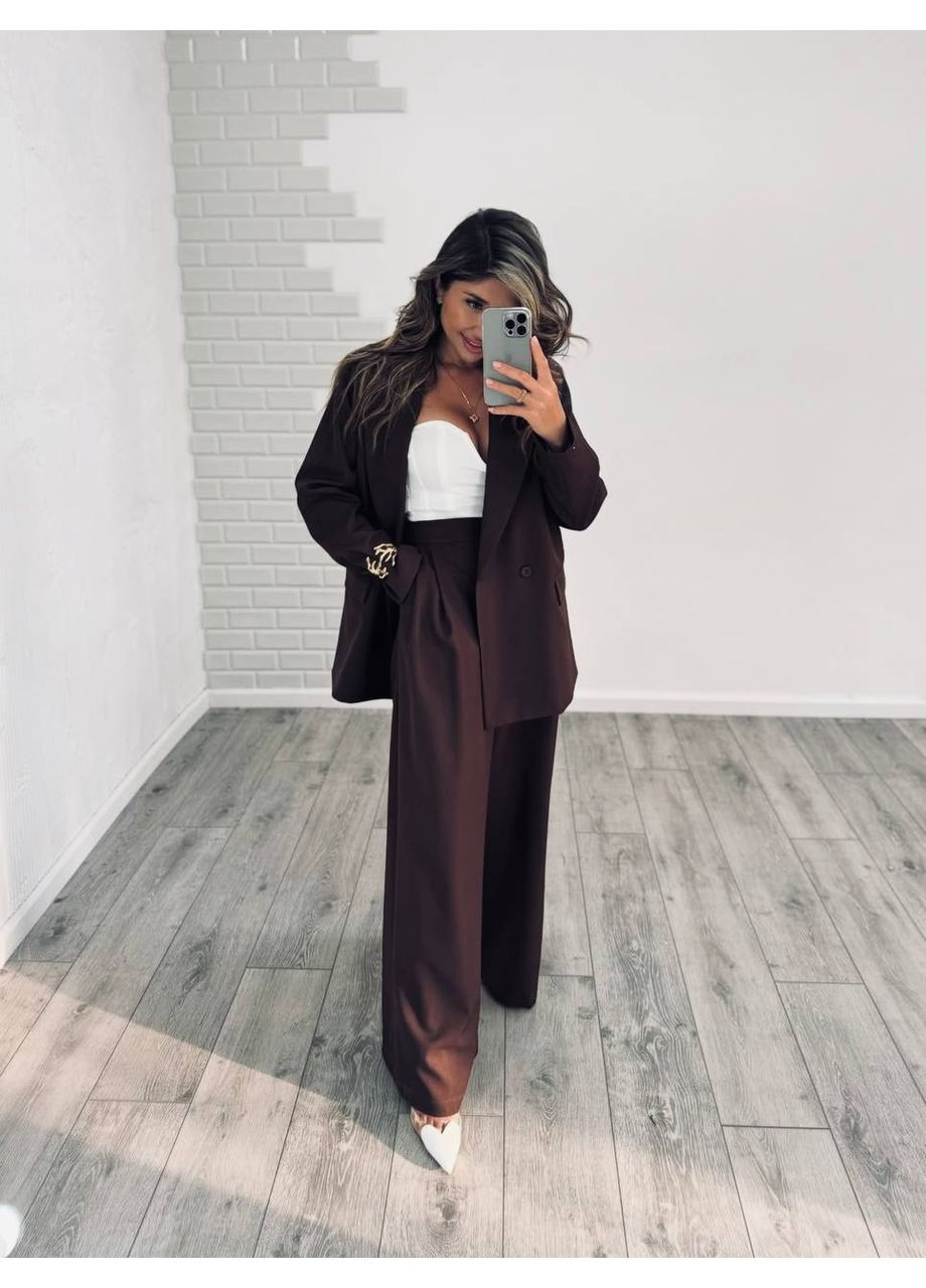 Класичний костюм 🤎🖤 (ЗАМІР В ОПИСІ) DK/DL Мода без кордонів (369713412)