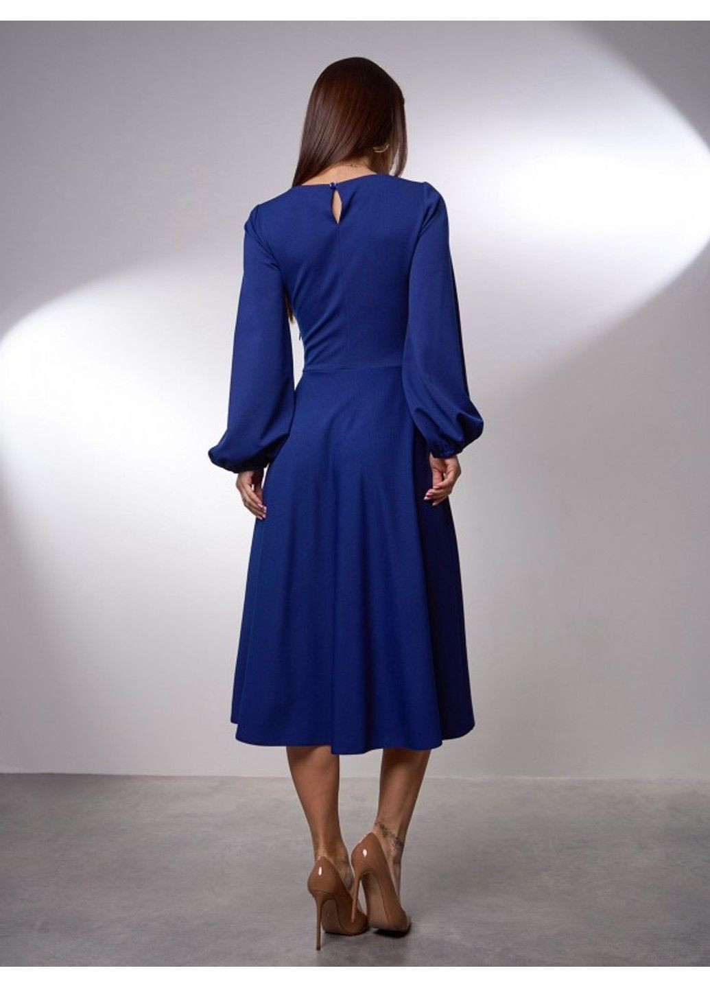 Синя ділова сукня issa pus 14414 синій ISSA PLUS