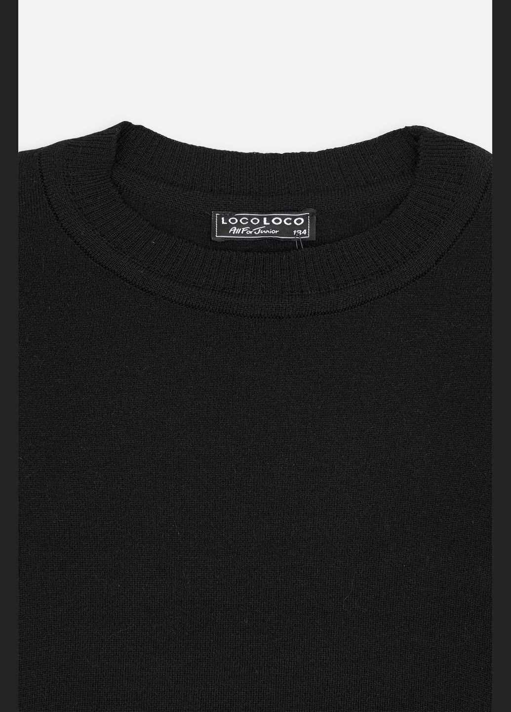 Джемпер для девочки цвет черный CB-00260304 LocoLoco (316226415)
