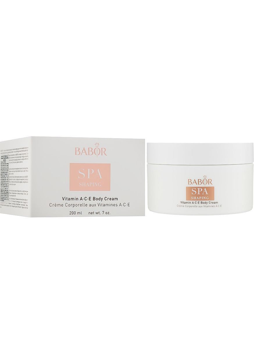 Крем для тела С витаминами А, С, Е. СПА-шейпинг Vitamin ACE Body Cream 200ml (665877-39518) Babor (368622271)