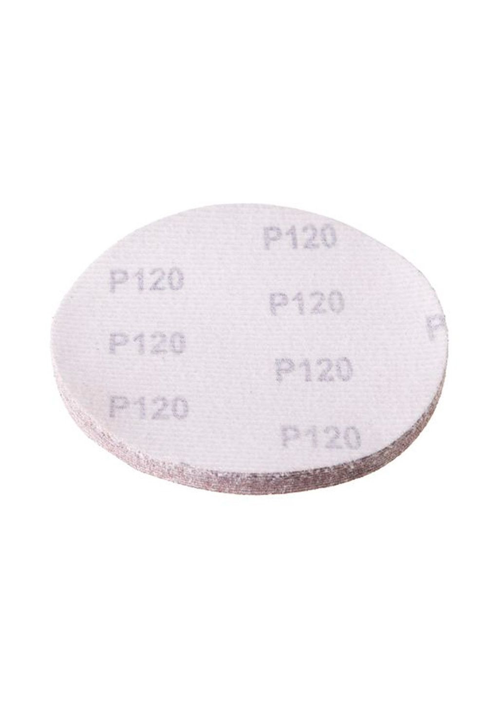 Круг шліфувальний на липучці 125 мм Р120 (10 шт.) (BT-0512) Intertool (365253502)