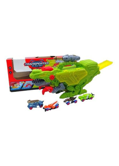 Трек-паркінг Динозавр MIC з машинками світло звук для дітей ProDobro (367091691)