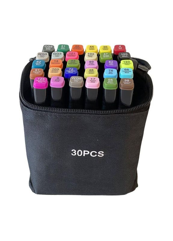 Набор маркеров для скетчинга 30 цветов для рисования на спиртовой основе. Touch (280941402)