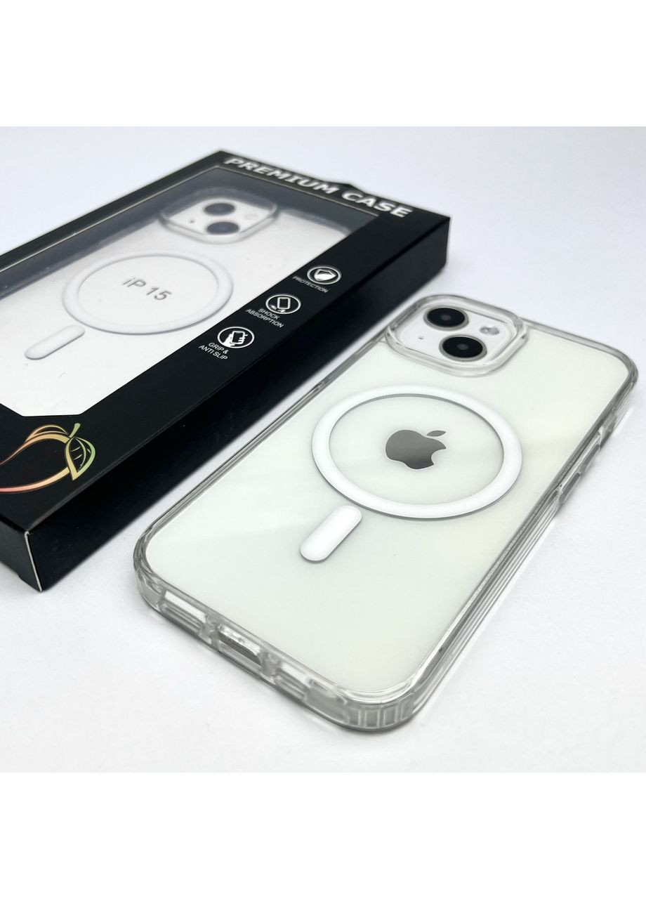 Чехол для 15 Mango Magsafe case Magnetic чехол на айфон 15 Crystal clear No Brand (369137098)