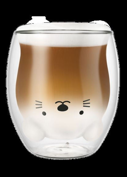 Склянка з подвійною стінкою Guten Morgen Ведмедик 250 мл (RG-0001/250 B) Ringel (337128637)