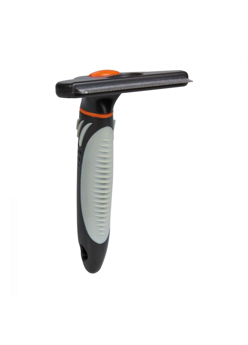 Расческа-триммер для собак для удаления подшерстка 8 х 14 см Черно-серый (4011905241739) Trixie (279566302)