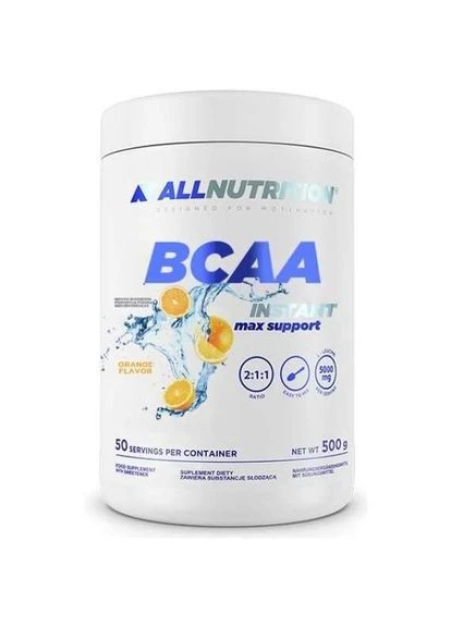 BCAA BCAA Instant Max Support, 500 г | Відновлення м’язів, захист від катаболізму та витривалість (різні смаки) Allnutrition (348139212)