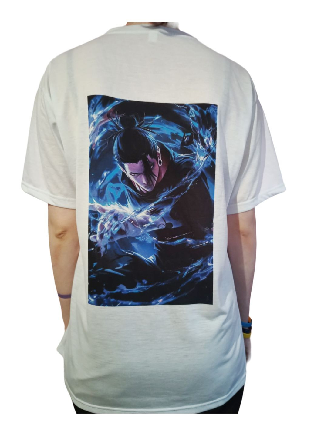 Футболка Сатору Годжо Satoru Gojo и Сугуру Гето Suguru Geto оверсайз двухсторонняя женская No Brand - (307473022)