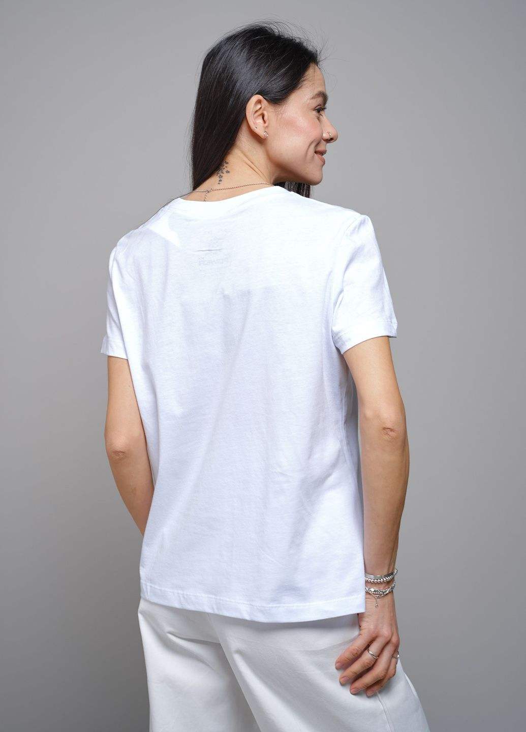 Белая демисезон футболка женская белая 103134 Power