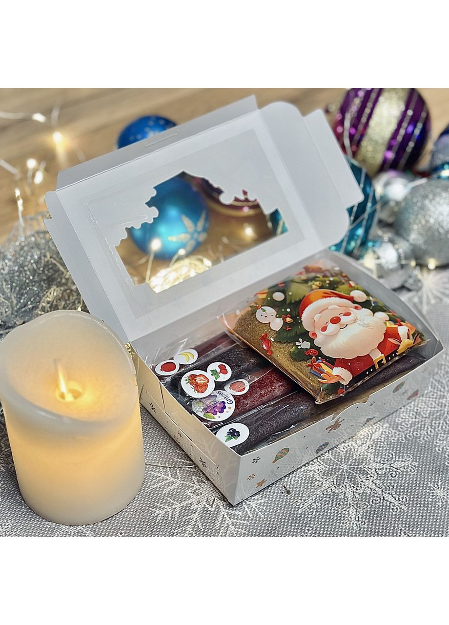 Рождественский подарочный набор пастилы «Смаколик под елку» 300 г (белая коробка) No Brand (371689590)