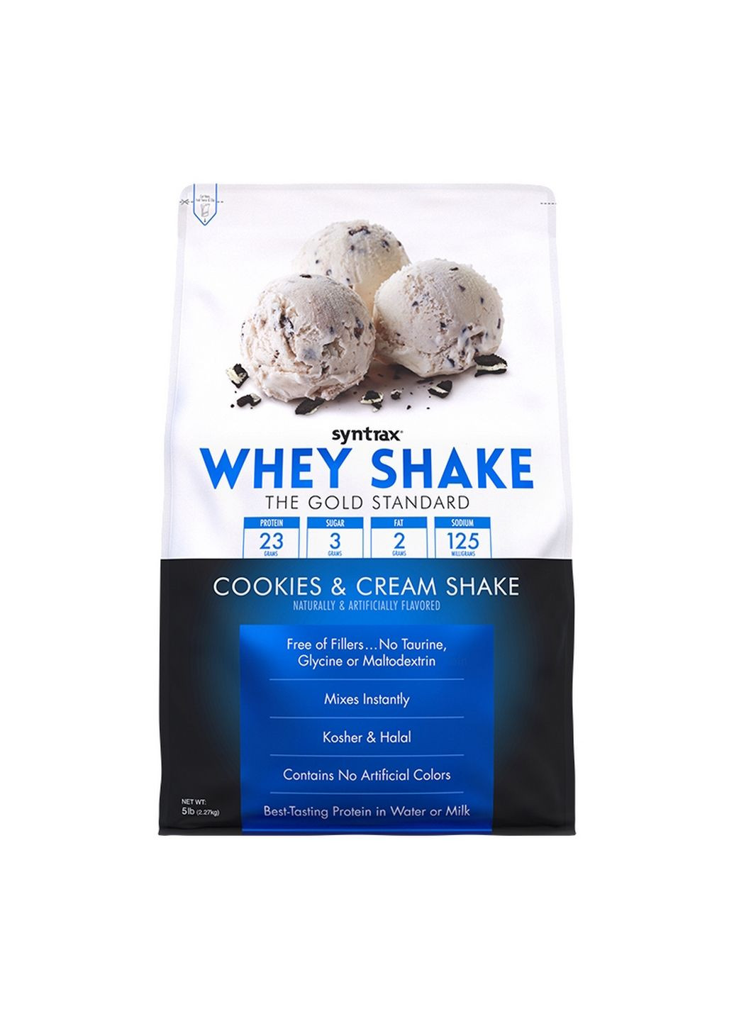 Протеин Whey Shake, 2.27 кг Печенье крем Syntrax (293477199)