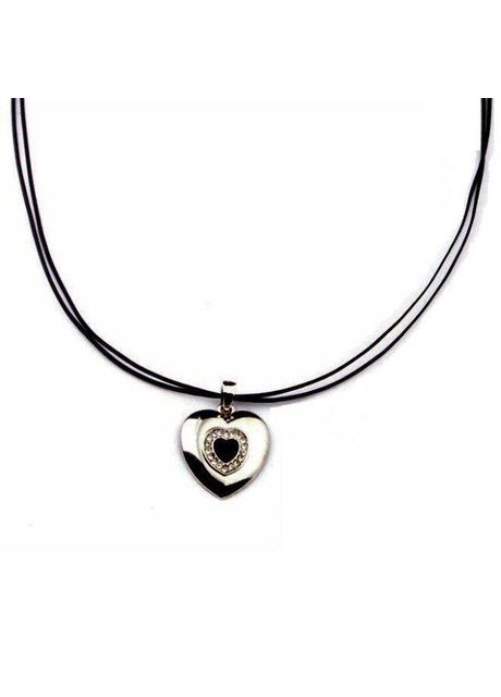 Кулон підвіска серце в стразах на канатах, 2622 Fashion Jewelry (338431232)