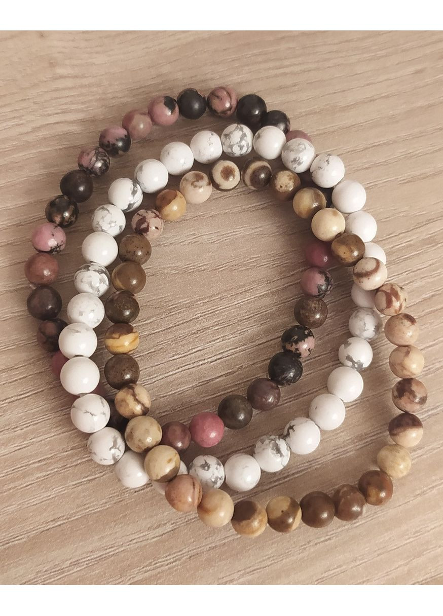 Браслети із натурального каменю 19 см No Brand (362577165)