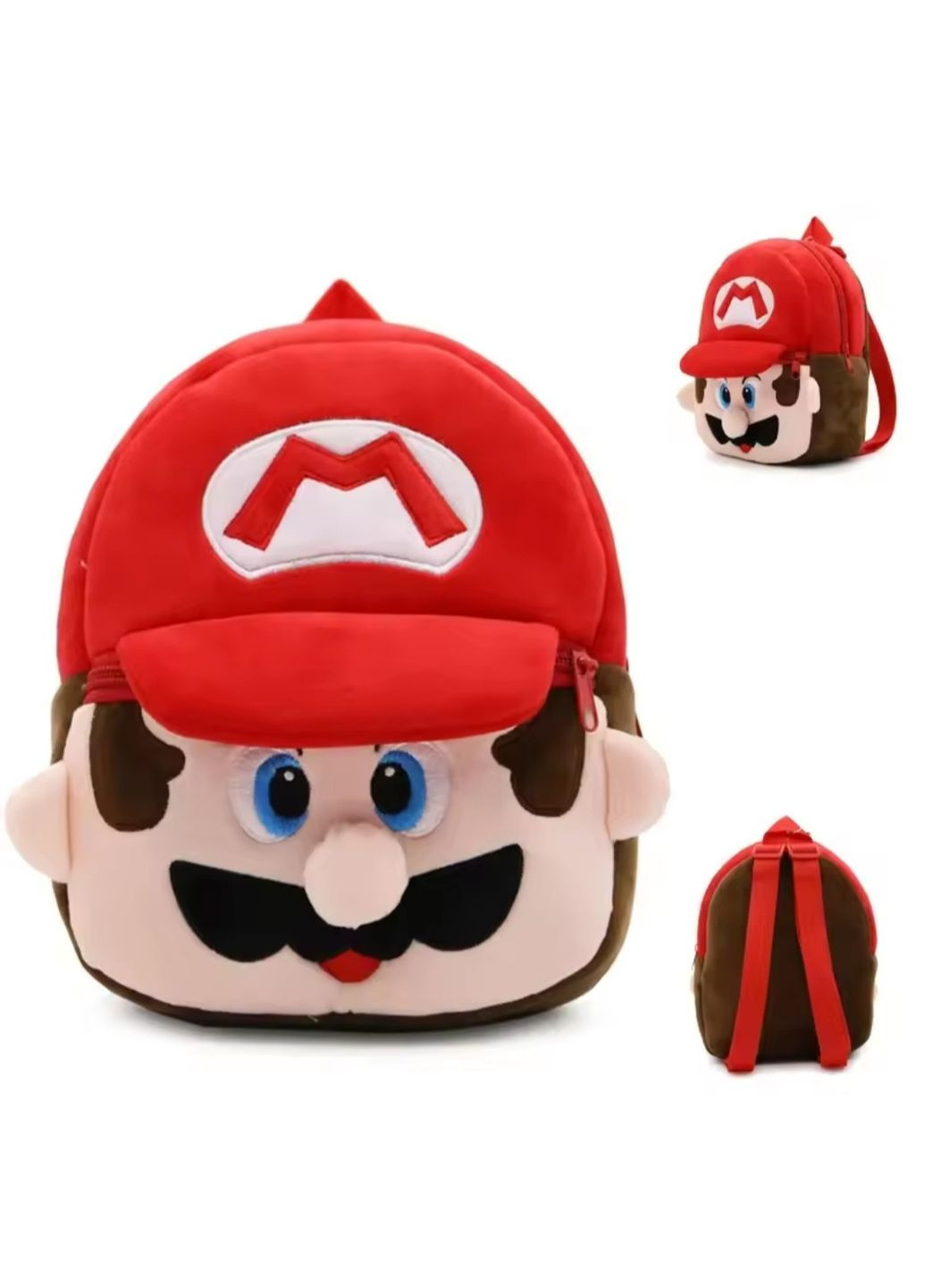 Детский плюшевый рюкзак "Марио" No Brand (346871922)