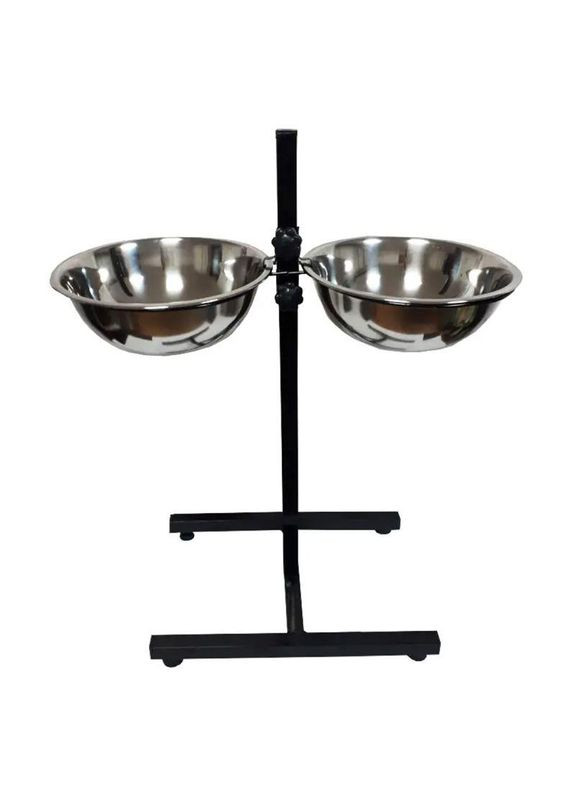 Подставка с двумя мисками для собак d28см, 3,5л, 38/34/60см (*) Лорі (304424355)