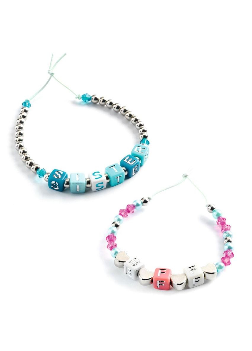 Набор для плетения браслетов Серебряный алфавит DJ00030 Djeco (362314240)